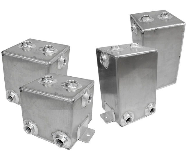 Proflow Fabricated Aluminium Square Tank, Universal, Natural 130 x 130 x 260mm, 4 litre - PFEUT4 PFEUT4