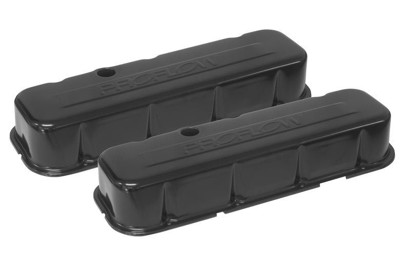 Proflow Valve Covers Steel Black, Tall, For Chevrolet Big Block, Pair - PFEVC-220 PFEVC-220