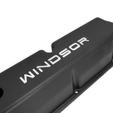 Proflow Valve Covers, Tall Cast Aluminium, Black, For Ford Logo, Small Block For Ford 289, 351W, Pair - PFEVC-410
