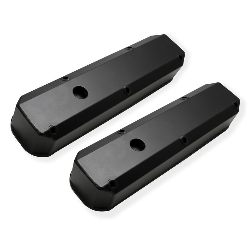 Proflow Valve Covers, Tall, Fabricated Aluminum, Black Powder Coated, Small Block For Chrysler, Pair - PFEVC-4406 PFEVC-4406