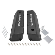 Proflow Valve Covers, Tall Cast Aluminium, Black, Small Block Ford 302, 351C, Pair - PFEVC-510