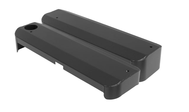 Proflow Ignition Coil Covers, LS, Fabricated Aluminium, Black Powder Coated, LS1 Coils, Pair - PFEVC-628 PFEVC-628