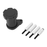 Proflow Ignition Coil Covers, LS, Fabricated Aluminium, Black Powder Coated, LS2/LS3 Coils, Pair - PFEVC-629