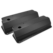 Proflow Valve Covers, Tall, Fabricated Aluminum, Black Powder Coated, For Ford, Small Block 302, 351C, Pair - PFEVC-6345 PFEVC-6345