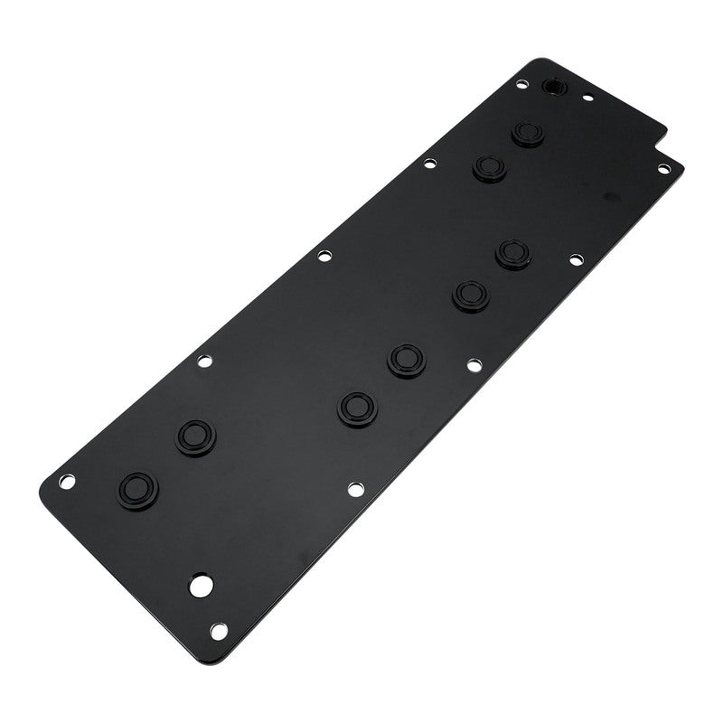 Proflow Engine Valley Cover, LS2/LS3, DOD Delete, Billet Aluminium, Low Profile, Black - PFEVC-800BK
