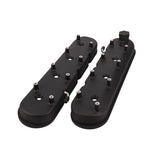Proflow Valve Covers, For Holden/Chev Commodore LS, Cast Aluminium, With Coil Mounting Post, Black, Set - PFEVC-8578BK