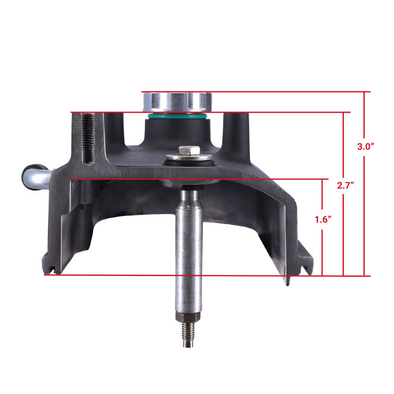 Proflow Valve Covers, For Holden/Chev Commodore LS, Cast Aluminium, With Coil Mounting Post, Black, Set - PFEVC-8578BK