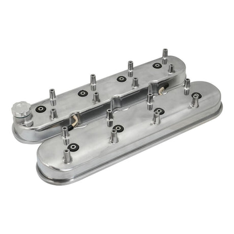Proflow Valve Covers, For Holden/Chev Commodore LS, Cast Aluminium, With Coil Mounting Post, Polished, Set - PFEVC-8578P PFEVC-8578P