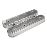 Proflow Valve Covers Tall Cast Aluminium LS Chev For Holden Commodore Engines Vintage Series Finned, Polished - PFEVC-8580P PFEVC-8580P