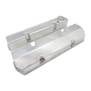 Proflow Valve Covers, Fabricated Aluminium, Billet Base, For Holden V8 Late, VN-VT, 304/308, Raw Finish, Set - PFEVC-911 PFEVC-911