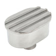 Proflow Valve Cover Breather, Push-In, Oval, Aluminium, Polished, Finned - PFEVCA-002-P PFEVCA-002-P