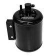 Proflow Brake Vacuum Reservoir Tank, Fabricated Aluminium, 126mm Diameter, Check Valve & Hardware, Black Anodised - PFEVT500BK PFEVT500BK