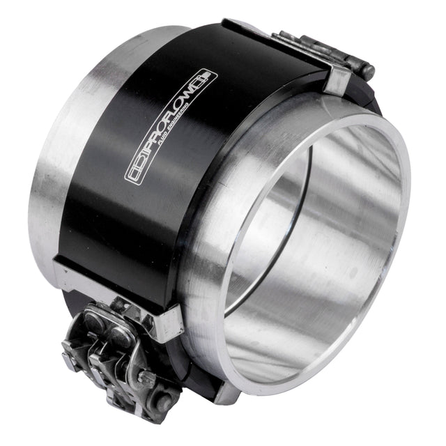 Proflow Tubing Coupler, Quick Release Clamp Assembly, Black Anodised, 3.50in, Each - PFEWC350BK PFEWC350BK