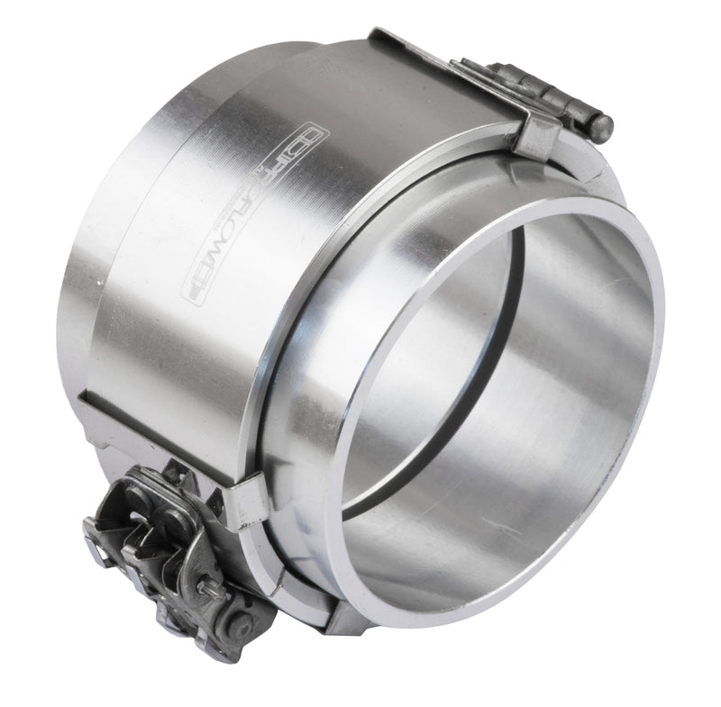 Proflow Tubing Coupler, Quick Release Clamp Assembly, Silver Anodised, 4.00in, Each - PFEWC400S PFEWC400S