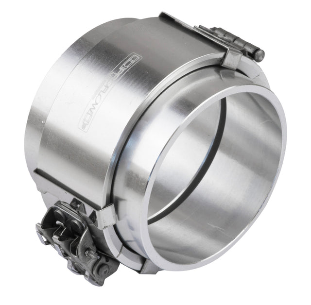 Proflow Tubing Coupler, Quick Release Clamp Assembly, Silver Anodised, 4.00in, Each - PFEWC400S PFEWC400S