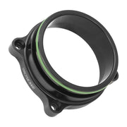 Proflow Throttle Body Adaptor, Suit Ford Falcon FG Throttle Body To 3.0'' Intercooler Clamp, Billet, Black Anodised - PFEWD300-FGBK PFEWD300-FGBK