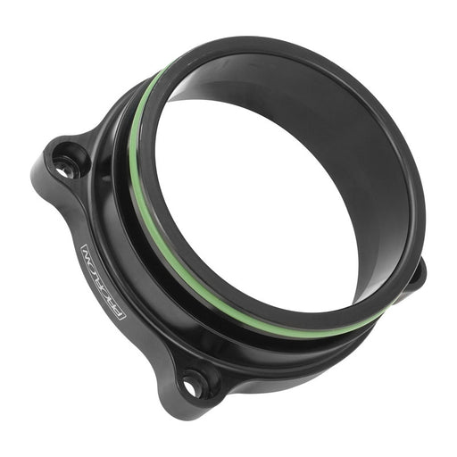 Proflow Throttle Body Adaptor, Suit Ford Falcon FG Throttle Body To 3.0'' Intercooler Clamp, Billet, Black Anodised - PFEWD300-FGBK PFEWD300-FGBK
