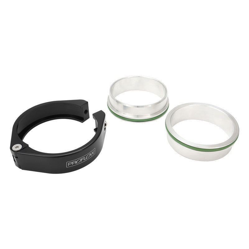 Proflow Intercooler Boost Clamp Coupler, 3.00'' Tubing, Billet Aluminium, Black Anodised - PFEWD300BK