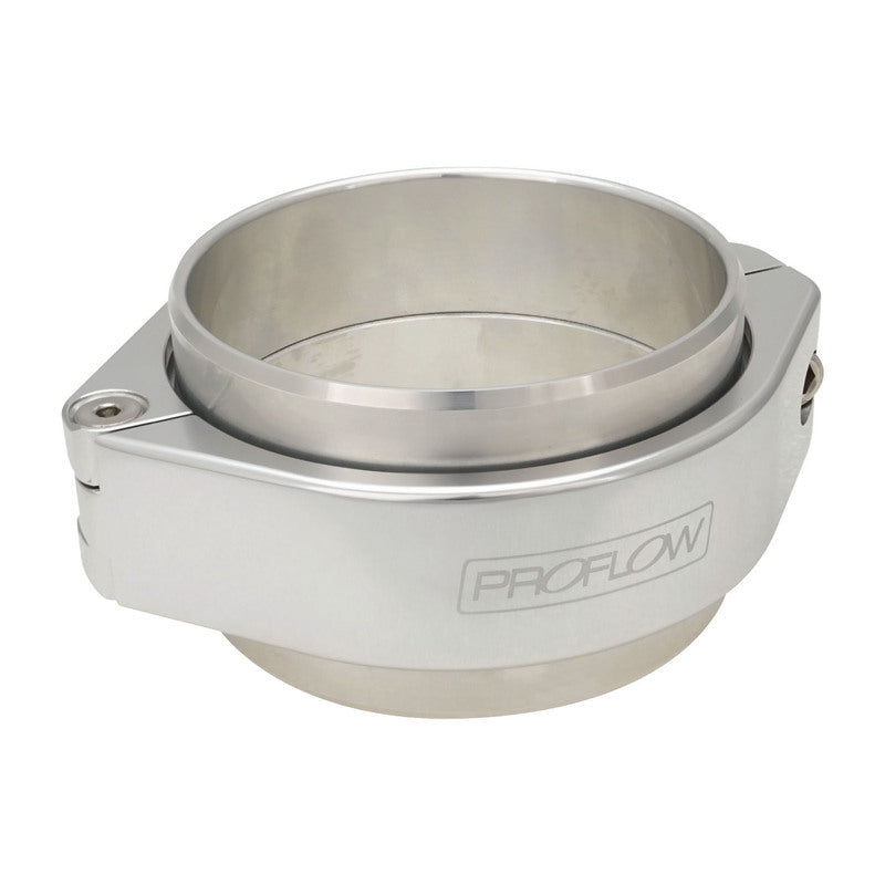 Proflow Intercooler Boost Clamp Coupler, 3.50'' Tubing, Billet Aluminium, Silver Anodised - PFEWD350P PFEWD350P