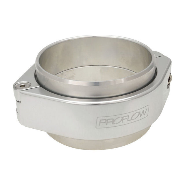 Proflow Intercooler Boost Clamp Coupler, 3.50'' Tubing, Billet Aluminium, Silver Anodised - PFEWD350P PFEWD350P