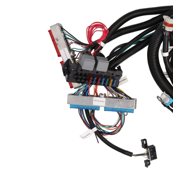 Proflow Wiring Harness, LS, T56 Manual Transmission, Drive-By-Cable, 3-pin MAF Sensor, LS1 O2 Sensors, EV1 Injectors, Each - PFEWH1200