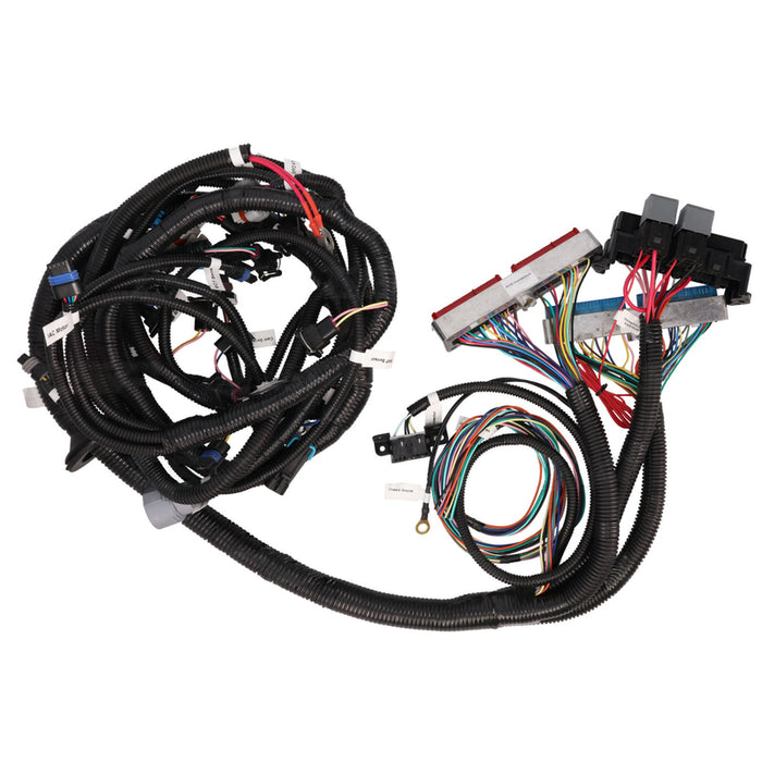 Proflow Wiring Harness, LS, 4L60E Auto Transmission, 5 Pin MAF Sensor, LS1 O2 Sensors, EV1 Injectors, Drive-By-Cable - PFEWH1201-1