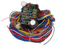 Proflow Wiring Harness, 21-Circuit, Dash Ignition, Front Fuse Block, Spade Fuse, Extra Long Harness, Universal, Kit - PFEWH21 PFEWH21