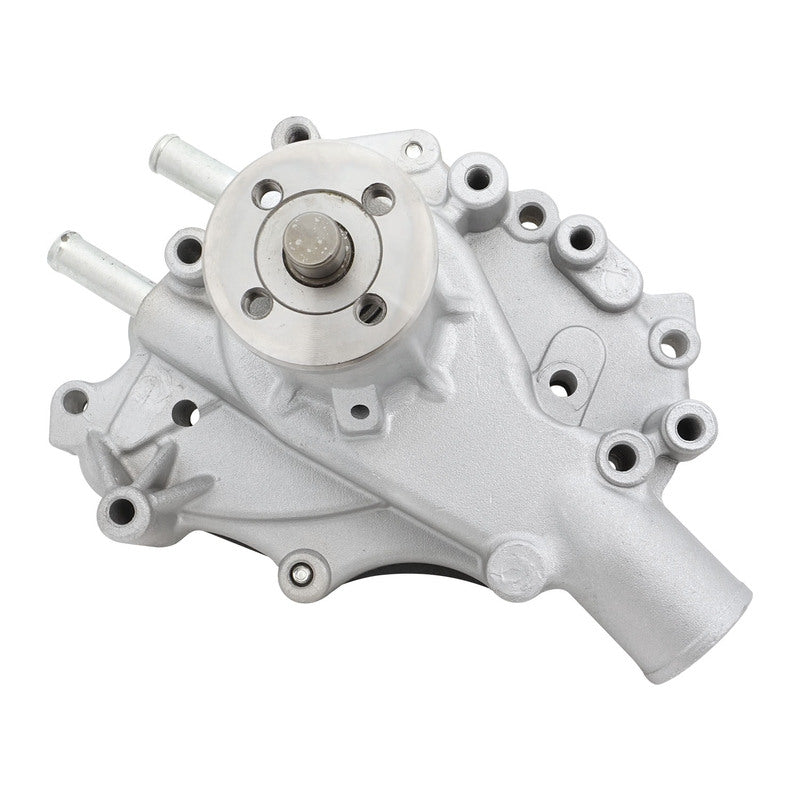Proflow Water Pump Cast Aluminium Mechanical, OE Replacement Late Left Hand Inlet, SB Ford 289-302-351 Windsor, Each - PFEWP-250953-AL