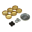 Proflow Freeze Welch plugs, Brass, For Ford, 221-302, 351W, Kit - PFEWP-3818015 PFEWP-3818015