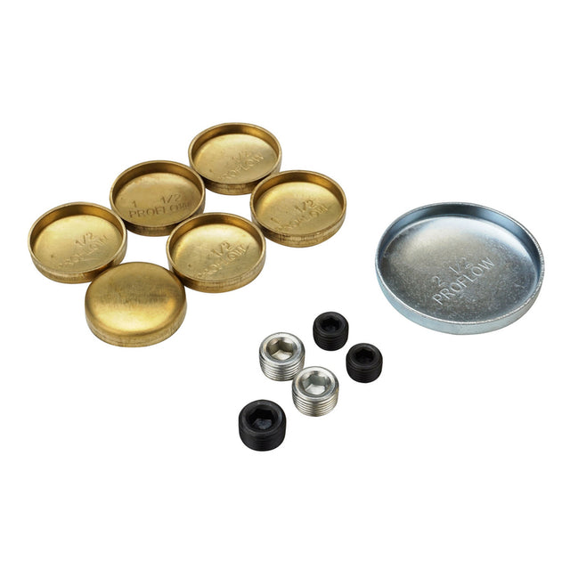 Proflow Freeze Welch plugs, Brass, For Ford, 429, 460, Kit - PFEWP-3818018 PFEWP-3818018