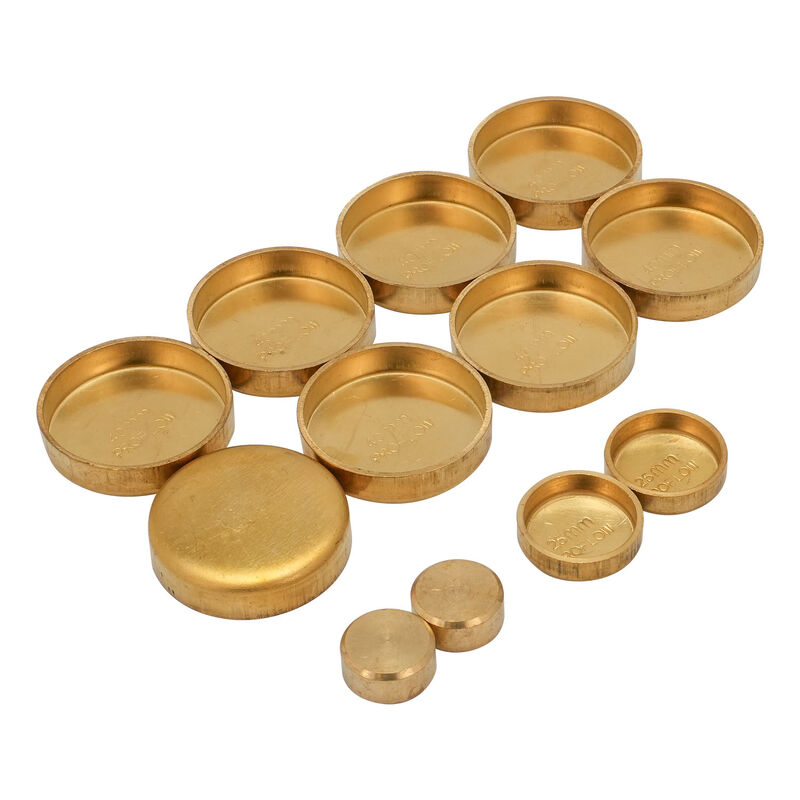 Proflow Freeze Welch Plug Kit, For Ford Falcon XR6 BA/BF/FG Barra 6 Cyl, 4.0L, Brass - PFEWP-3818027 PFEWP-3818027