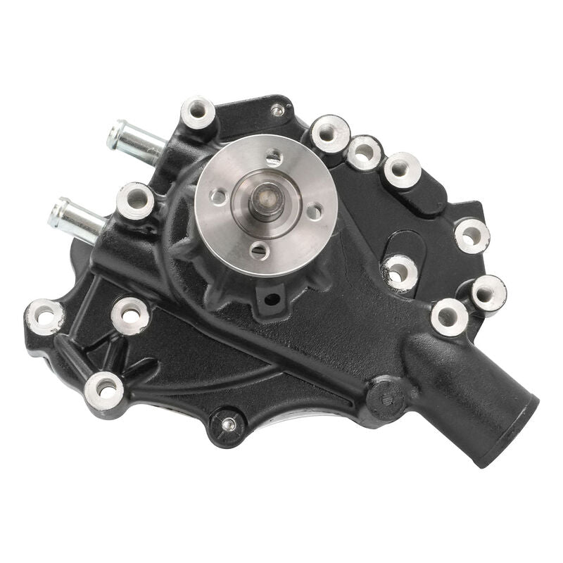Proflow Replacement Water Pump, Cast Aluminium Ultra Cool, SB Ford 289-351 Windsor, Left Hand Inlet, Black Finish, Each - PFEWP-8210BK