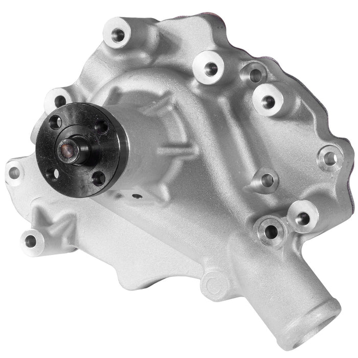 Proflow Water Pump, Cast Aluminium Ultra Cool, SB Ford 289-351 Windsor, Left Hand Inlet, Satin Finish, Each - PFEWP-8210