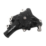 Proflow Water Pump, CoolMax Mechanical, Long, High-Volume, Aluminium Black Powedercoat, Natural, SB Chev, Each - PFEWP-8811BK