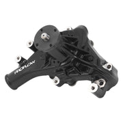 Proflow Water Pump, CoolMax Mechanical, Long, High-Volume, Aluminium Black Powedercoat, Natural, SB Chev, Each - PFEWP-8811BK PFEWP-8811BK