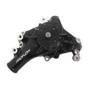 Proflow Water Pump, CoolMax Mechanical, Long, High-Volume, Aluminium Black Powedercoat, Natural, SB Chev, Each - PFEWP-8811BK