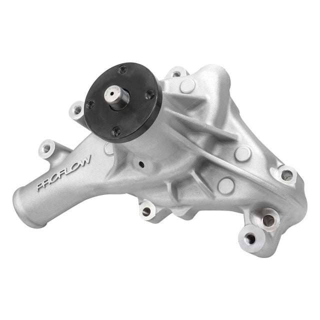 Proflow Water Pump, CoolMax Mechanical, Long, High-Volume, Aluminium, Natural, SB Chev, Each - PFEWP-8811 PFEWP-8811