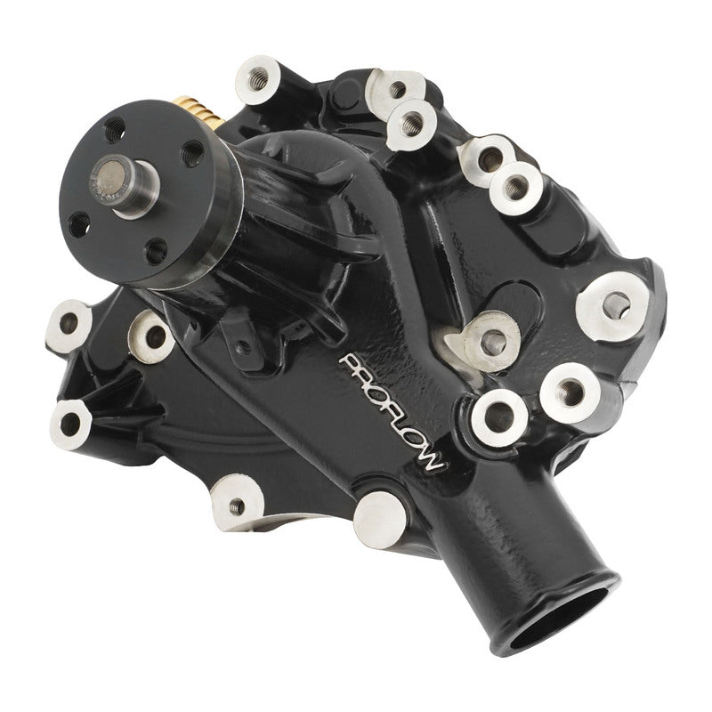 Proflow Water Pump, CoolMax, Mechanical, High-Volume, Aluminium, Black, LH Inlet For Ford 289,302 351W Each - PFEWP-8843BK PFEWP-8843BK