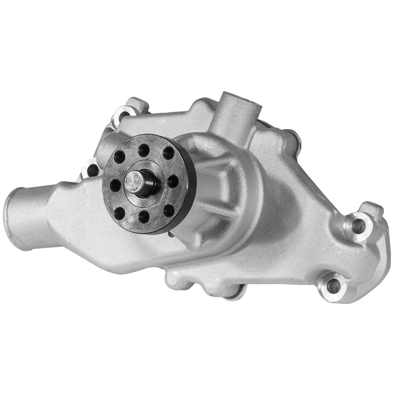 Proflow Replacement Water Pump, Cast Aluminium Ultra Cool, SB Chev, Short Style, Satin Finish, Each - PFEWP-9208 PFEWP-9208