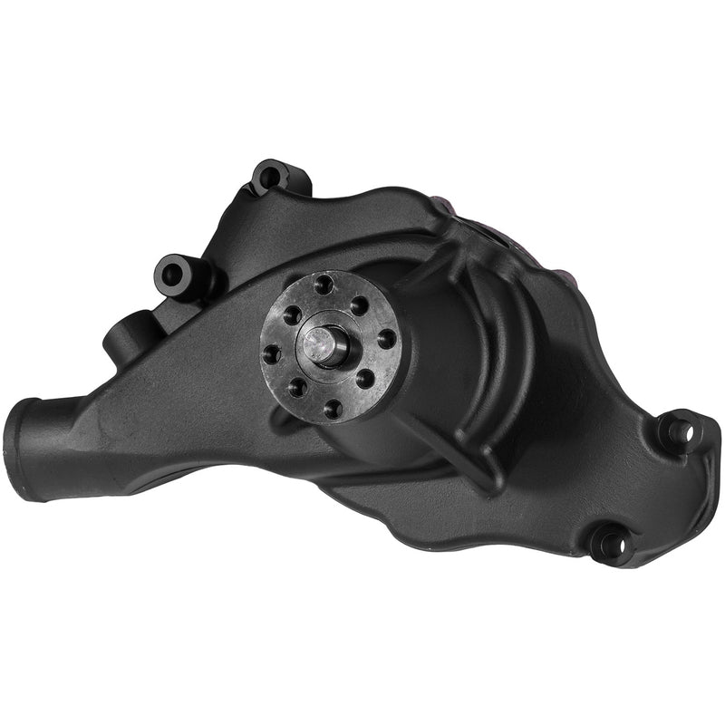 Proflow Replacement Water Pump, Cast Aluminium Ultra Cool, BB Chev, Shorty Style, Black Finish, Each - PFEWP-9212BK PFEWP-9212BK