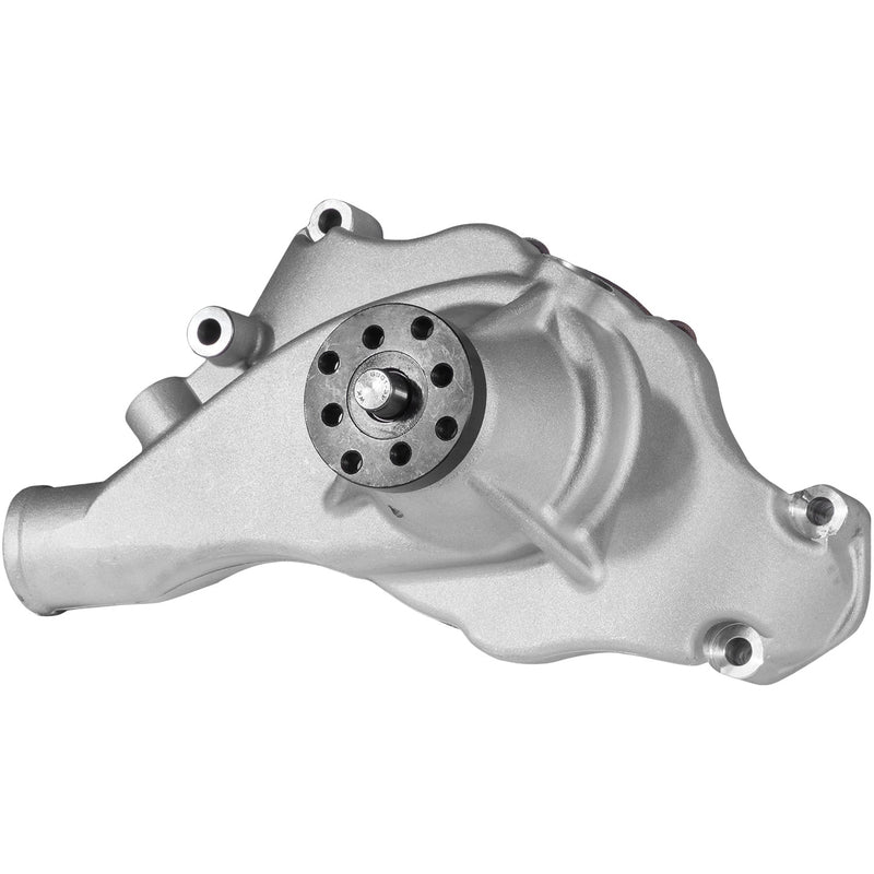 Proflow Replacement Water Pump, Cast Aluminium Ultra Cool, BB Chev, Shorty Style, Satin Finish, Each - PFEWP-9212 PFEWP-9212