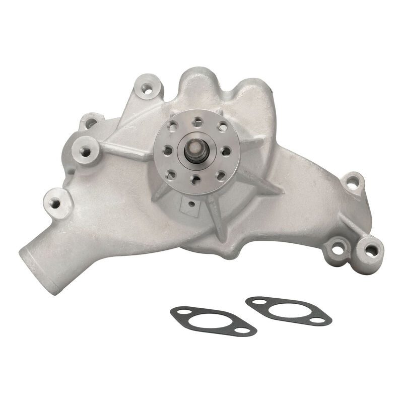 Proflow Replacement Water Pump, Cast Aluminium Ultra Cool, BB Chev, Long Style, Satin Finish, Each - PFEWP-9242