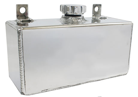 Proflow Windshield Washer Reservoir, Universal, Fabricated Aluminium 100x 210 x 82mm, Polished - PFEWTH2 PFEWTH2