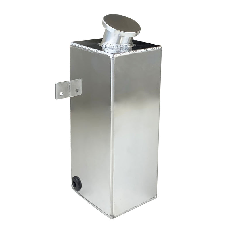 Proflow Windshield Washer Reservoir, Universal, Fabricated Aluminium 200x 150 x 82mm, Polished - PFEWTV2 PFEWTV2
