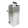 Proflow Windshield Washer Reservoir, Universal, Fabricated Aluminium 200x 150 x 82mm, Polished - PFEWTV2 PFEWTV2
