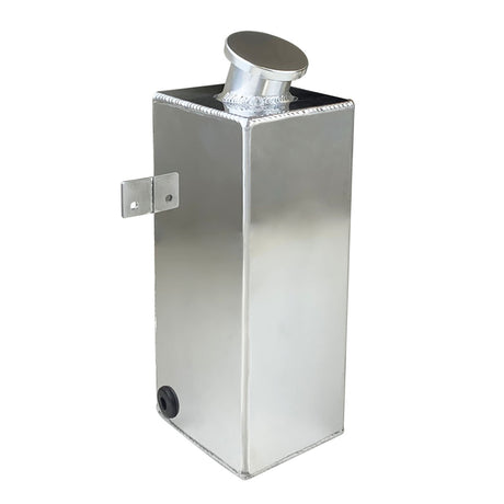 Proflow Windshield Washer Reservoir, Universal, Fabricated Aluminium 200x 150 x 82mm, Polished - PFEWTV2 PFEWTV2
