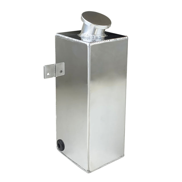 Proflow Windshield Washer Reservoir, Universal, Fabricated Aluminium 200x 150 x 82mm, Polished - PFEWTV2 PFEWTV2