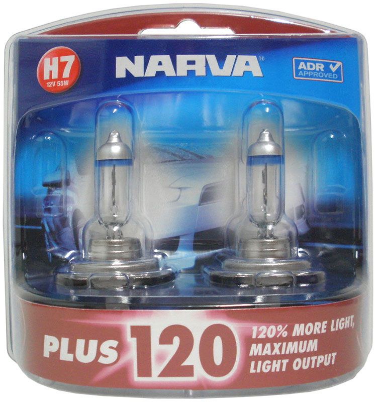 Rocket H7 12V 55W Plus 120 Globes (PJ48366BL2) PJ48366BL2