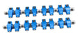 Proform Shaft Mount Style Aluminium Roller Rockers, 1.6 Ratio (PR69469)