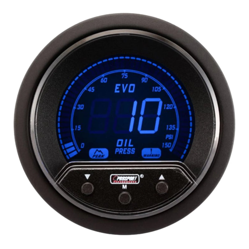 Prosport Oil Pressure Gauge Premium EVO SERIES 52mm